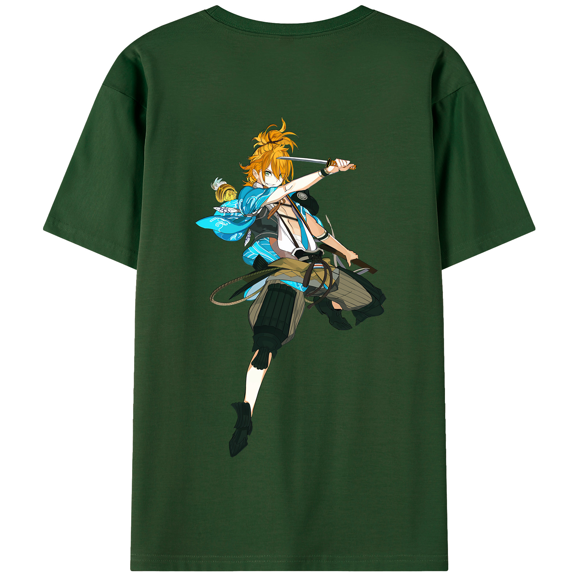 （画像用） 刀剣乱舞 Touken Ranbu 綿100％半袖Tシャツ（背面プリント）
